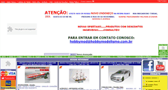 Desktop Screenshot of hobbymodelismo.com.br