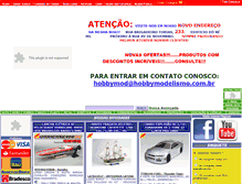 Tablet Screenshot of hobbymodelismo.com.br